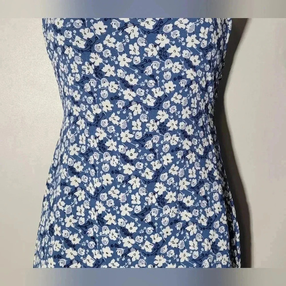 REFORMATION Flourish Ivory Floral Print DIETRICH A-Line Tie Waist Crepe Dress 2P - Picture 10 of 16